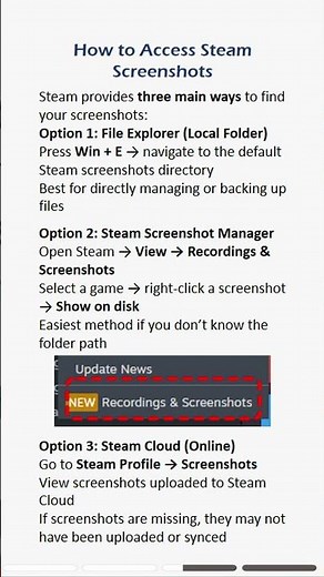Recover deleted Steam screenshots on Windows fast and safely. #steam #screenshot