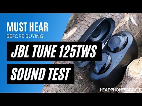 JBL Tune 125TWS Sound Quality Test - HeadphonesAddict