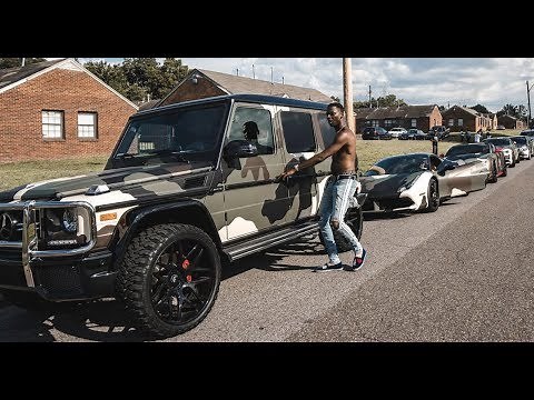 Young Dolph Camouflages His Exotic Cars Drives Them Around South Memphis