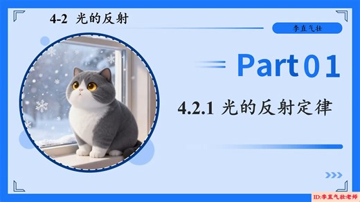 【初中物理】【4-2-1】【光的反射-光的反射定律】