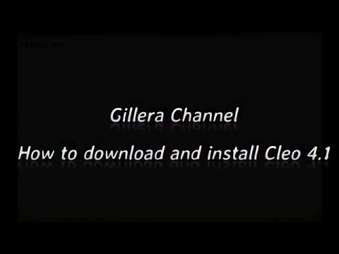 How to download and install Cleo 4.1 for Gta San Andreas or Sa-Mp!