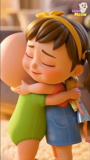 The Good Sister Always Shares with Her Brother | Baby Learn Sharing is Caring | baby Cartoon #shorts