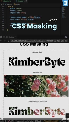 #37 CSS Masking