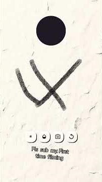 my first time filming