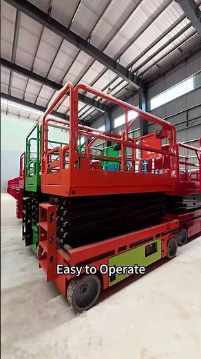 Electric Scissor Lift in Action | Safe & Efficient Aerial Work Platform | SWLLIFT