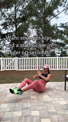 How to do it: 1️⃣ Sit in a V position, balancing on your sit bones. 2️⃣ Perform a clamshell: open your knees like a book, keeping feet together. 3️⃣ Focus on core engagement, spine tall, and move slowly with control. 4️⃣ Engage your adductors (inner thighs) as you close your knees. This helps stabilize your hips and supports side-to-side control. 5️⃣ Repeat for 10–12 controlled reps per side, 2–3 rounds.