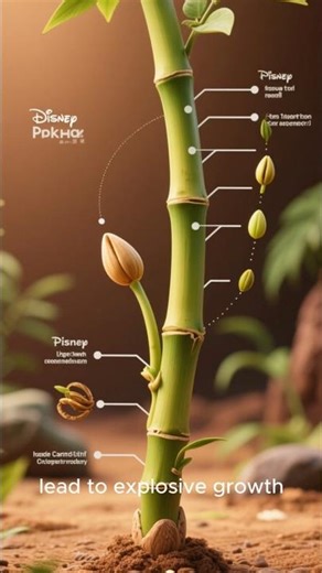 The Bamboo Tree Story | Patience Persistence Motivation | Grow Like Bamboo #shorts