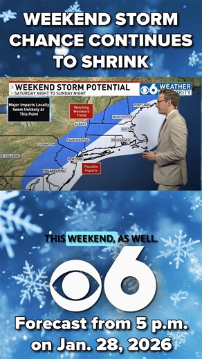 ❄️ AS OF NOW: No big weekend snowstorm according to CBS6 Meteorologist Jimmy Wendolek. LATEST FORECAST: CBS6Albany.com/weather | WRGB CBS 6 News, Albany