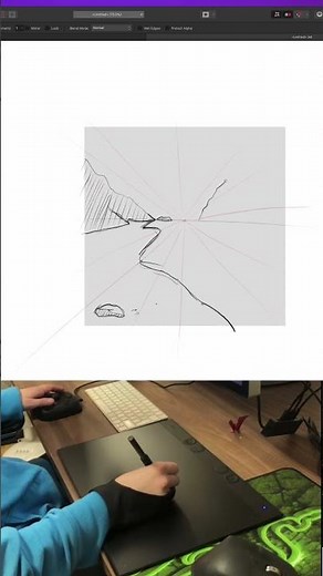 Landscape Sketch in Affinity Photo