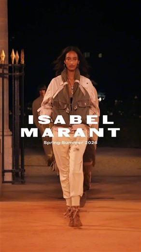 ISABEL MARANT on Instagram: "The Isabel Marant Spring-Summer 2026 show by Creative Director Kim Bekker. #IsabelMarantSS26 #IsabelMarant #PFW @bekkerkim"