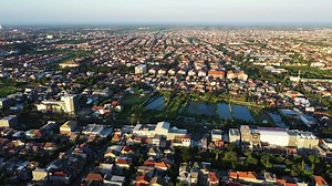surabaya city location east of surabaya, rungkut area. east java, indonesia
