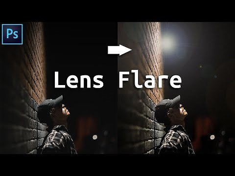 How To Make Lens Flare Effect In Photoshop - 2021 Tutorial