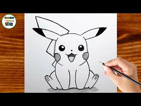 How to Draw Pikachu | Easy Step by Step Pikachu Drawing Tutorial | Easy Drawing