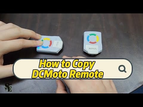 Cara Duplicate/ Copy Remote Control DCMOTO- How to Copy/ Learn/ Reset DCMOTO remote