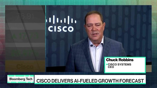 Cisco CEO Robbins Says AI Demand Behind Strong Forecast