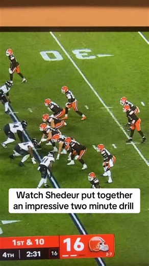 MD | Shedeur Sanders finished his NFL debut with some impressive plays | Instagram