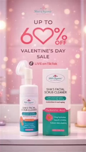 Shas Facial Hyaluronic scrub- For All Skin Types and Pore Control Face Wash, fade spots, deep hydration, Acne Brightening Moisturizing Cleansing, Hydrate, Collagen Boosting Exfoliator. #shasorganicskincare #mamasha #facialscrub #hyaluronicacid #valentinesday