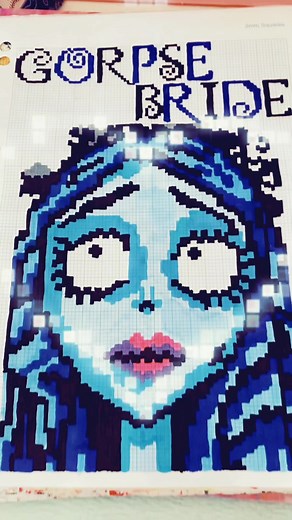 Pixel Art Ideas for Halloween: Create Corpse Bride