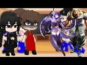 Wednesday react to The Y/n's || TRASP||