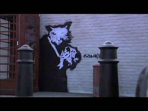 Dramatic Chipmunk as Banksy