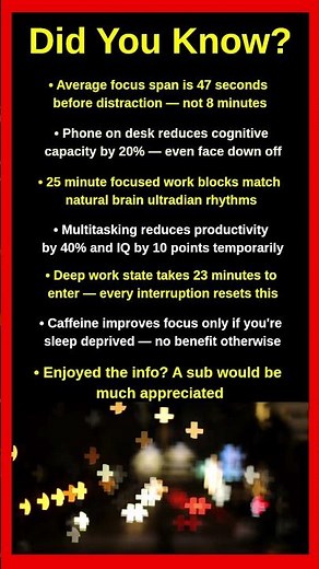 What Science Just Proved About Focus Will Shock You 🧠⚡