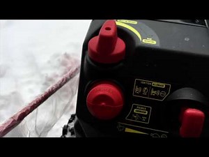 How to start a Troy-Bilt snow blower