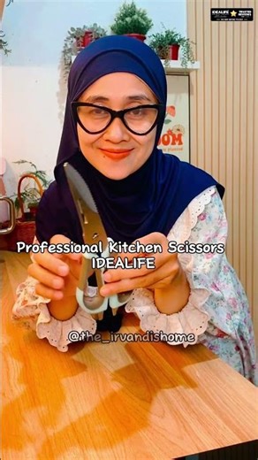 Shopee kitchenware haul | IDEALIFE MULTIFUNCTIONAL SHARP KITCHEN SCISSORS