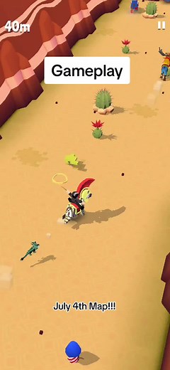 Rodeo Stampede - July 4th map: gameplay