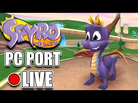 OG Spyro PC Port?! - Spyro the Dragon PC LIVESTREAM Open Pete