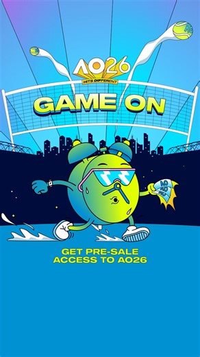 Early AO26 tickets? That hits different 😎 AO Extras Pre-Sale is LIVE - Get yours first 👉 ausopen.com/ao-extras | Australian Open