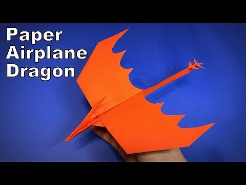 Origami Airplane | How to Make a Paper Airplane Flying Dragon | Origami Hang Glider