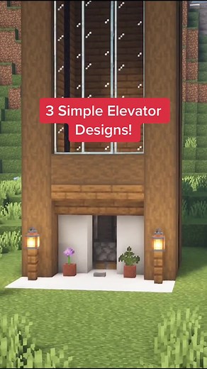 3 Simple Elevator Designs!🛗 #minecraft #minecraftbuilding #minecrafthacks #minecrafttutorial #satysfying #aesthetic #foryou