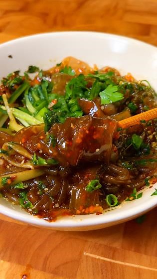 Looking for a unique vegan rice paper noodle dish?