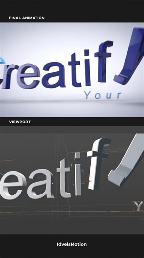 Creatify 3D Logo Animation in Cinema 4D Tutorial #logoanimation #animation #3danimation #shorts