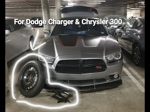 How to Jack Up your Dodge Charger & Chrysler 300 + The Correct Way to Mount your Spare and Jack.