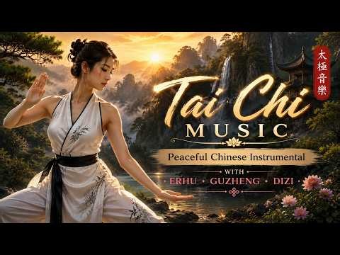 Tai Chi Music | Peaceful Chinese Instrumental with Erhu, Guzheng, Dizi