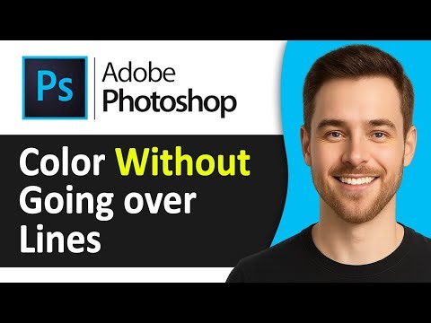 How to Color in Photoshop Without Going Over Lines