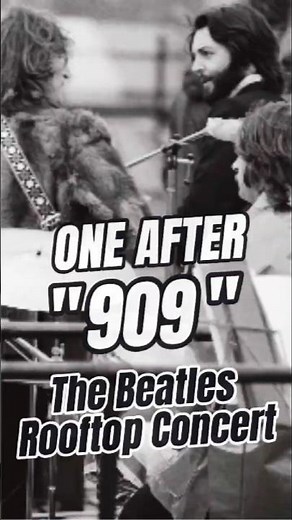 One After 909 1970 Version | The Beatles Rooftop Concert