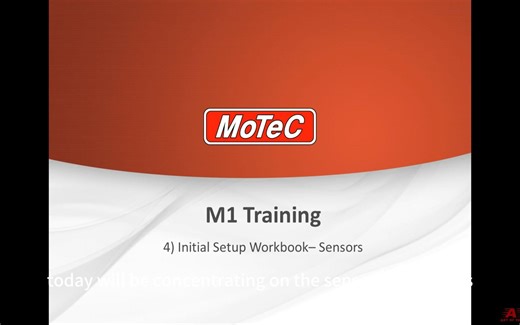 MoTeC M1全取代赛用电脑教程系列（中文字幕）——M1 Webinar Sensors