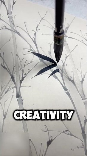 Girl Creates a Beautiful Painting with Mud #shorts