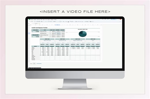 Credit Card Expense Tracker Spreadsheet for Google Sheets | Monthly Payment Log, Utilization Monitor & Debt Reduction Planner - Etsy