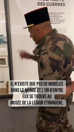 5K reactions · 153 shares | Il n’existe que peu de modèles dans le monde et l’un d’entre eux se trouve au musée de la légion etrangère.#fyp #légionétrangère | Elite French Forces | Facebook