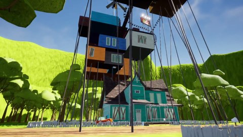 ШОУ ПРИВЕТ СОСЕД!НОВЫЙ ПЕНТХАУС ВАСИЛИЧА!ИГРА HELLO NEIGHBOR MOD KIT ПРОХОЖДЕНИЕ МОДА OVER THE SKY!