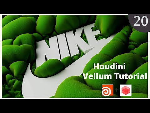 Nike Vellum Cloth - Houdini Vellum Tutorial 20