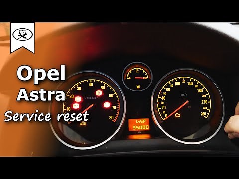 Opel Astra H Service Reset | service reset | VitjaWolf | Tutorial | HD