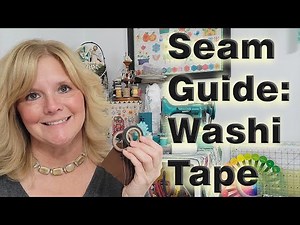 Washi Tape for Seam Guide Tape