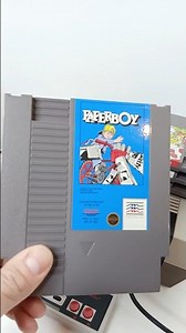 NES Paperboy - CRT Panasonic AG-500R - #asmr #retrogaming #nintendo #nes #videogames #paperboy
