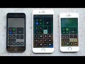 iPhone 5S vs iPhone 6 vs iPhone SE iOS 11! (Beta 1)