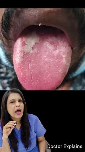 How to decrease white coat on tongue #drnalliramya #ent #oral #fungal #mouthwatering #mouth #vizag