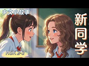 Slow Chinese Story for Beginners (HSK 2-3) | Xiaoyu's New Classmate 🏫